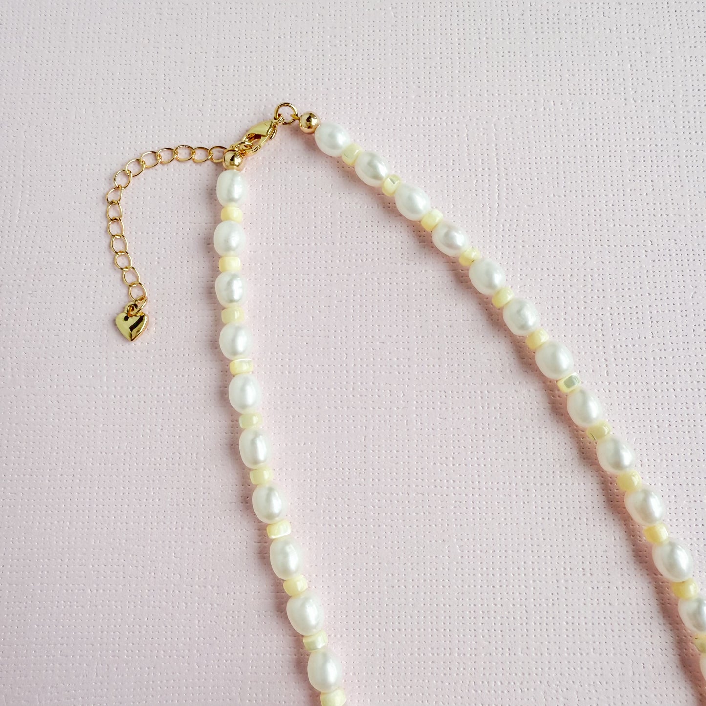 Yellow Pearl Necklace