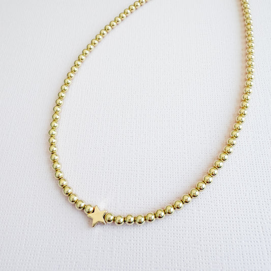 Gold Star Necklace