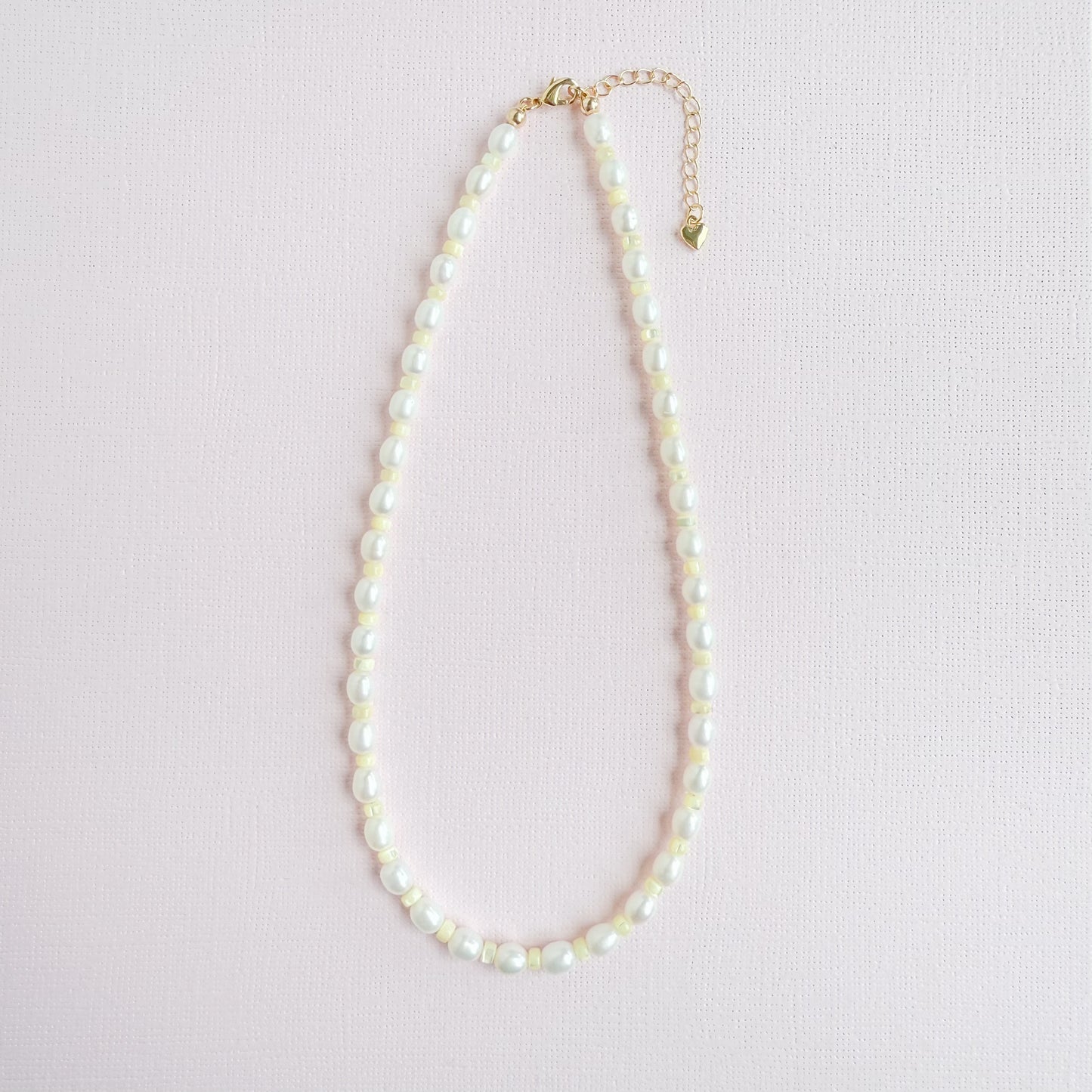 Yellow Pearl Necklace